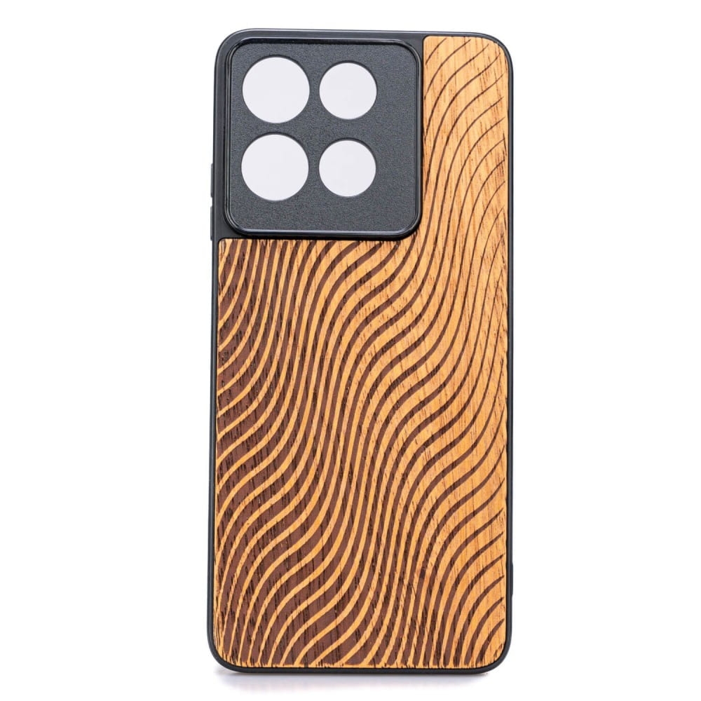 OUTLET: Drewniane etui do Motorola Moto G86 5G, Bewood Fale Merbau