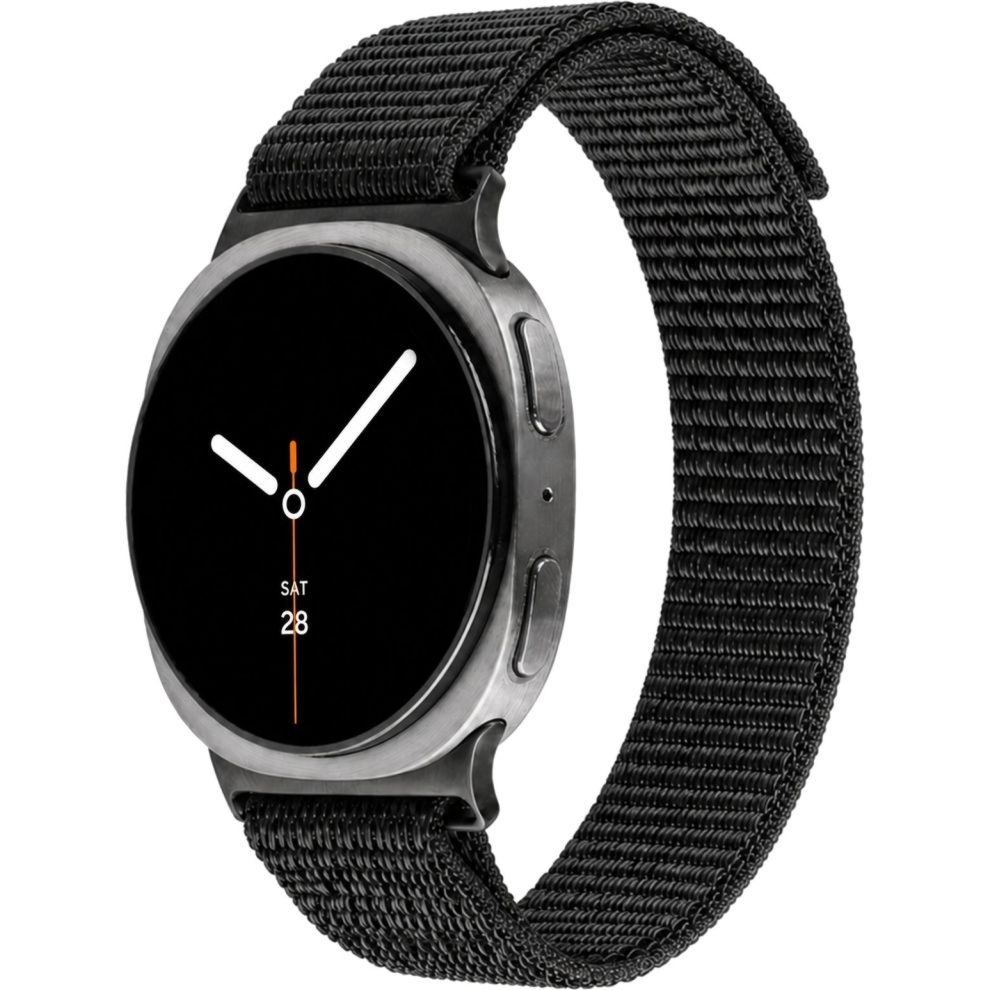 Nylonowy pasek Fixed Nylon Sporty Strap do Galaxy Watch 8 / 8 Classic,  czarny