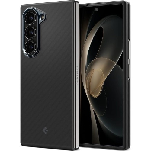 Image of Etui Spigen Air Skin Aramid do Galaxy Z Fold6, czarne