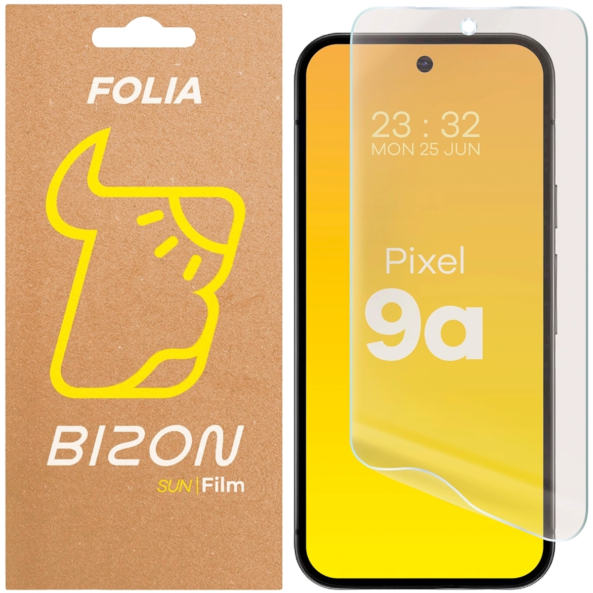 Folia matowa Bizon Film Sun do Google Pixel 9a, 1 sztuka
