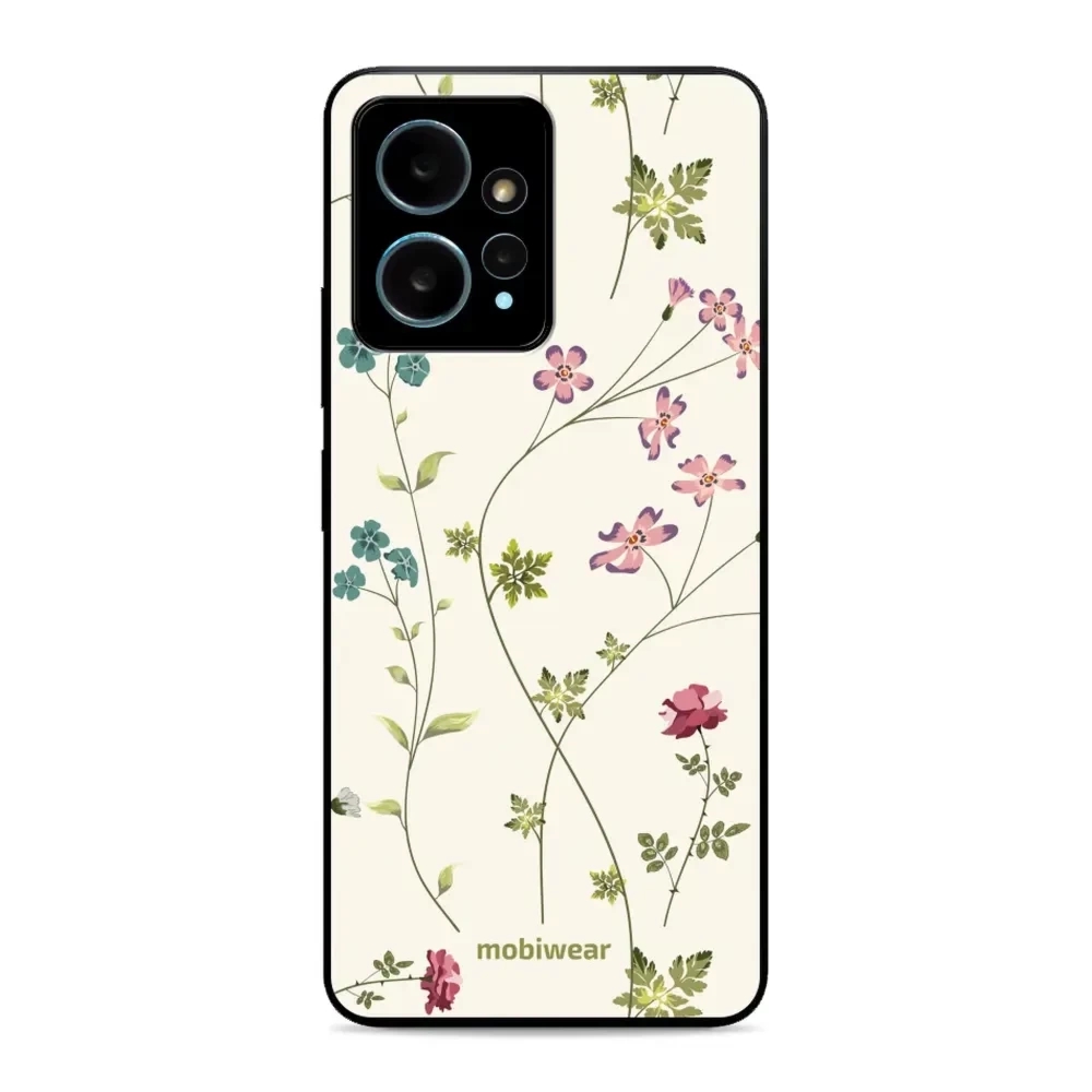 Etui ochronne do Xiaomi Redmi Note 12 4G, Mobiwear Glossy Case, sielski kwiat