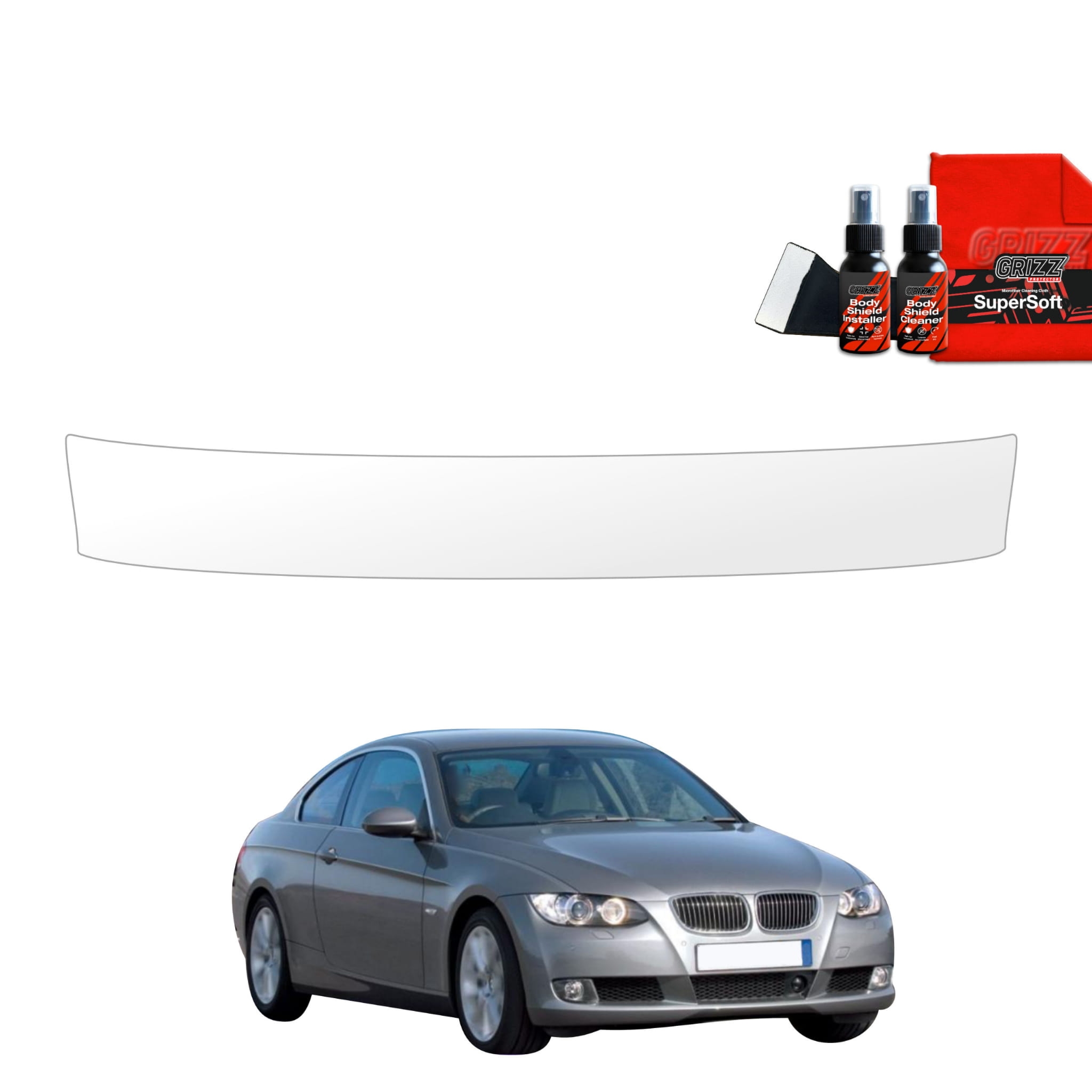 Folia ochronna na próg bagażnika Grizz Protector do BMW 3 E92 Coupe Pre-LCI (2006-2010)