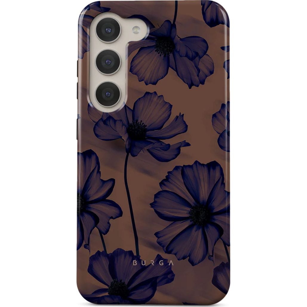 OUTLET: Etui Burga Velvet Night Tough do Galaxy S23, brązowo-granatowe