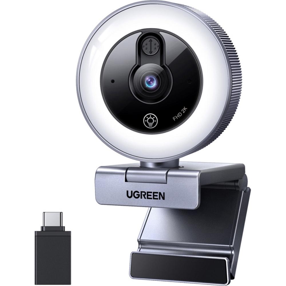 Kamera internetowa z mikrofonem do laptopa Ugreen CM910, 2K, 30FPS, USB, LED