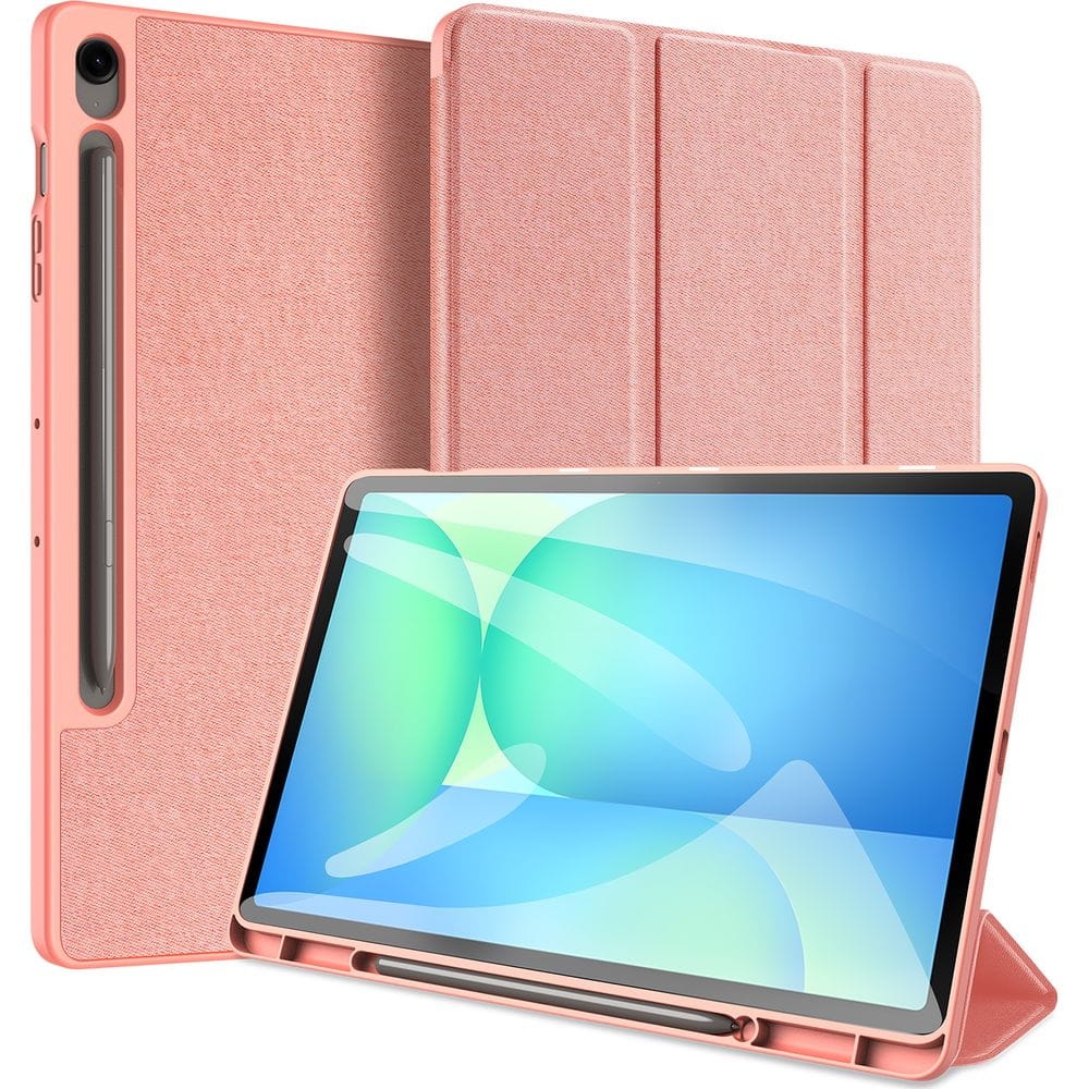 Image of OUTLET: Etui z klapką Dux Ducis Domo do Galaxy Tab S10 FE Plus, różowe