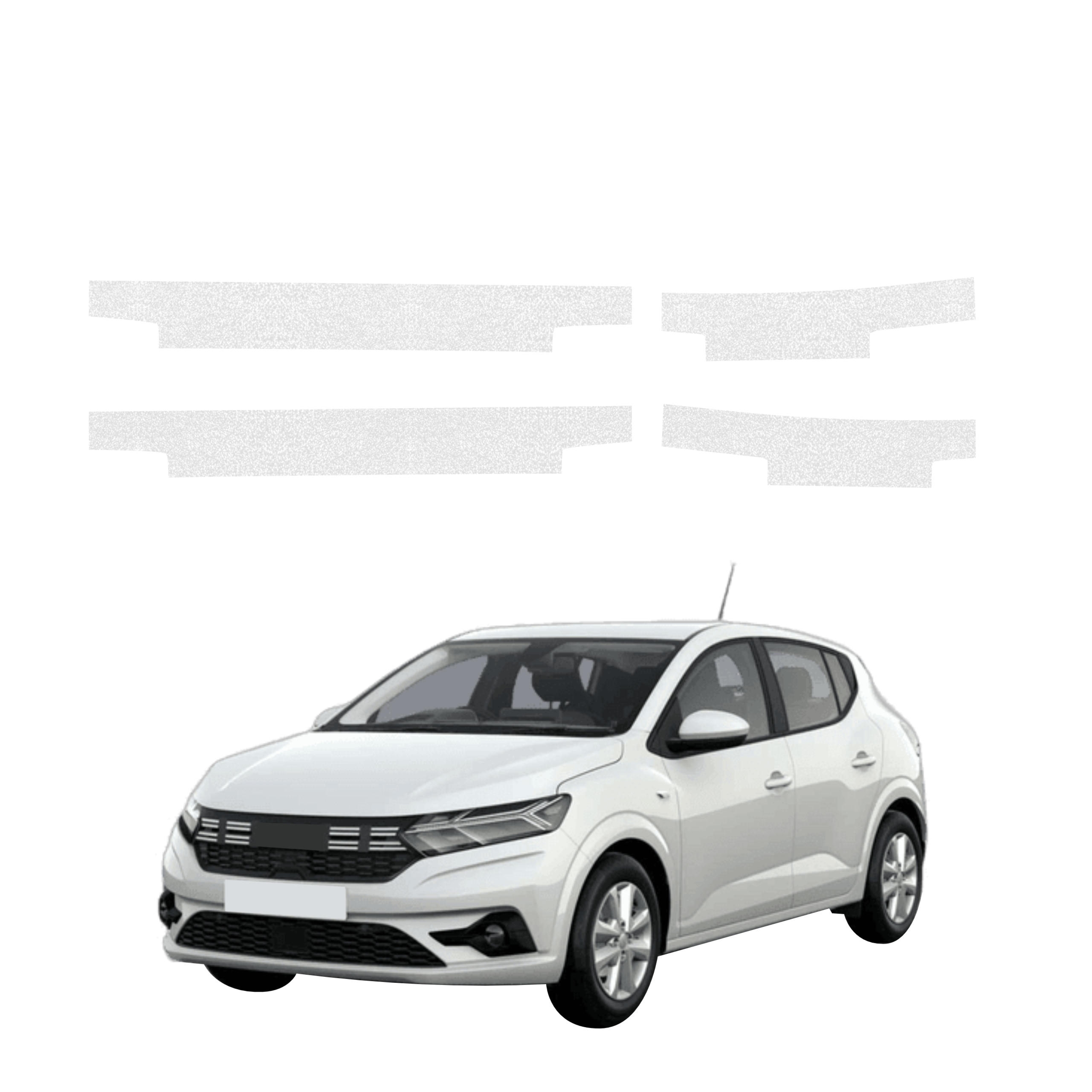 4w1 Bezbarwna powłoka techniczna Grizz Protector na progi Dacia Sandero (2020-2026)