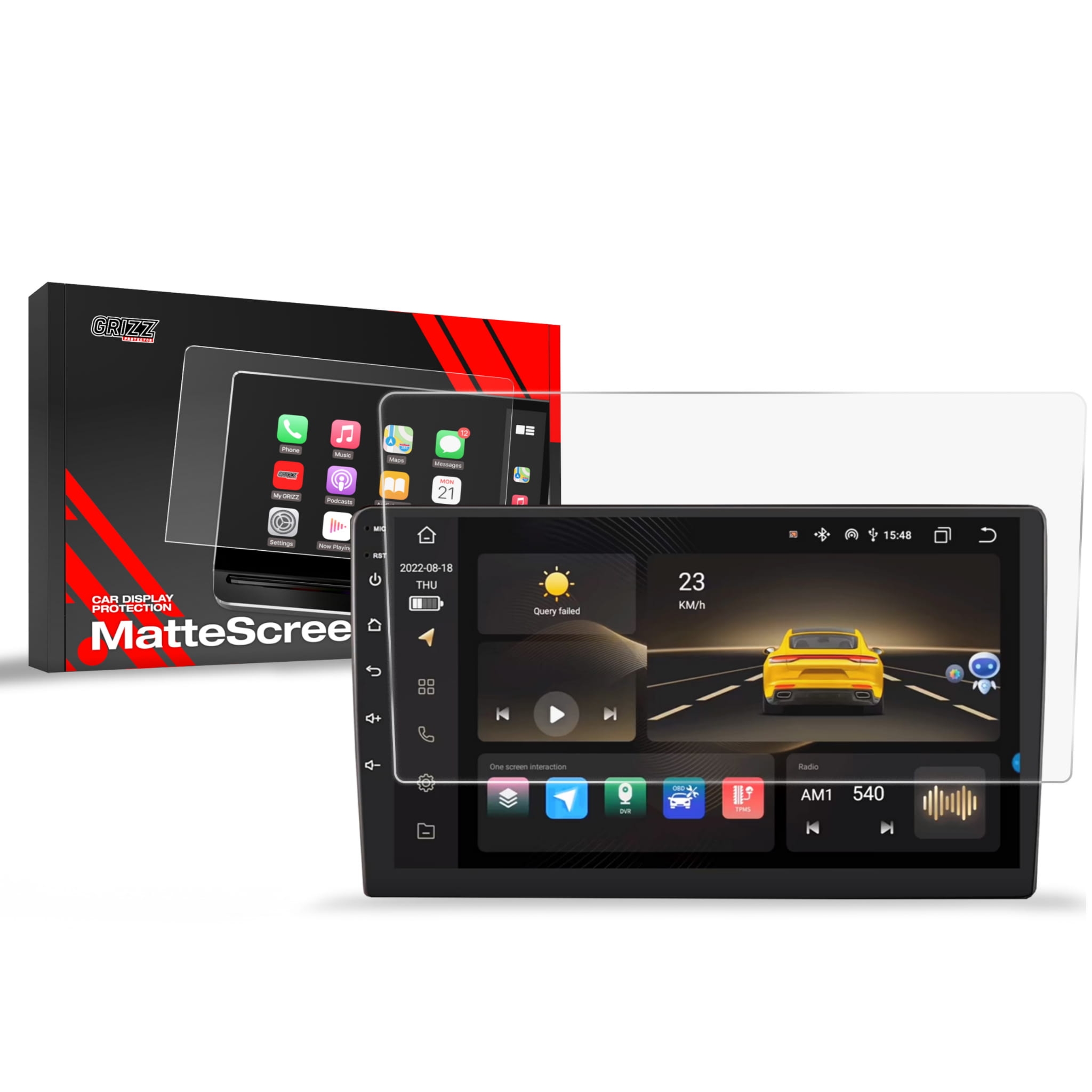 Folia antyodciskowa Grizz Protector do Android Radio DJKD 9″