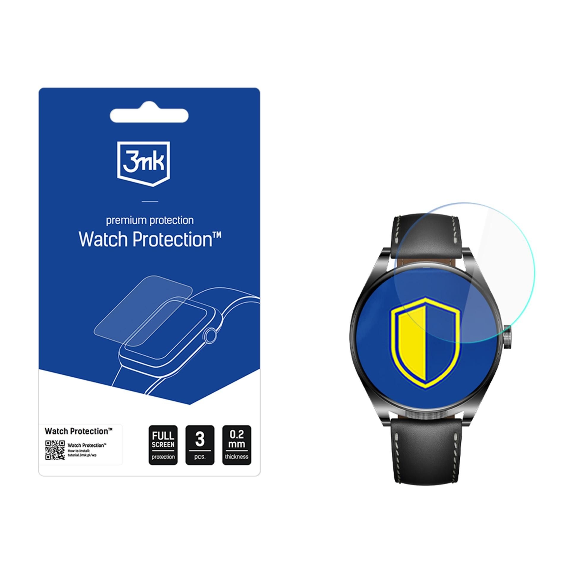 Folia ochronna 3mk Watch Protection do Huawei Watch Buds 2, 3 sztuki