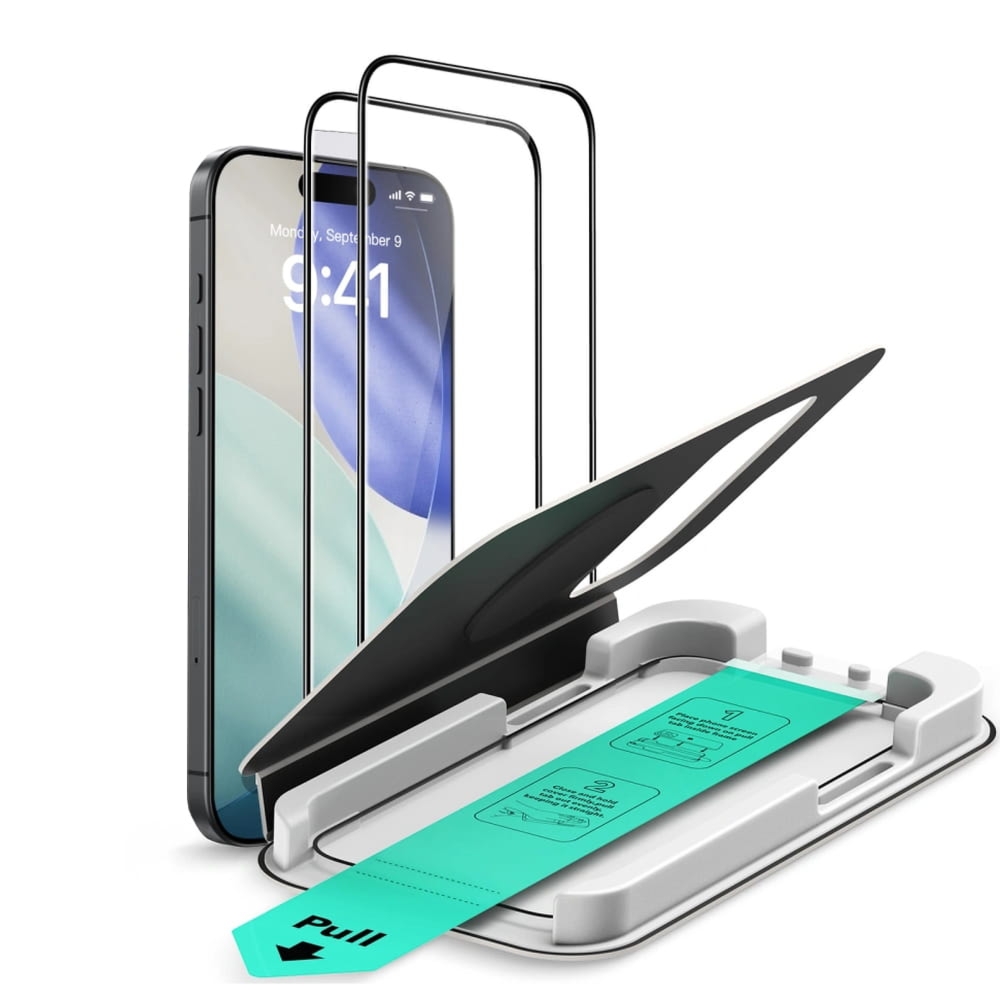 Szkło hartowane z ramką pozycjonującą ESR UltraFit Tempered Glass do iPhone 17 Pro Max, 2 sztuki