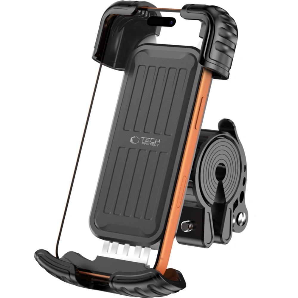 Uchwyt rowerowy/motocyklowy do telefonu na kierownicę Tech-Protect V7, czarny