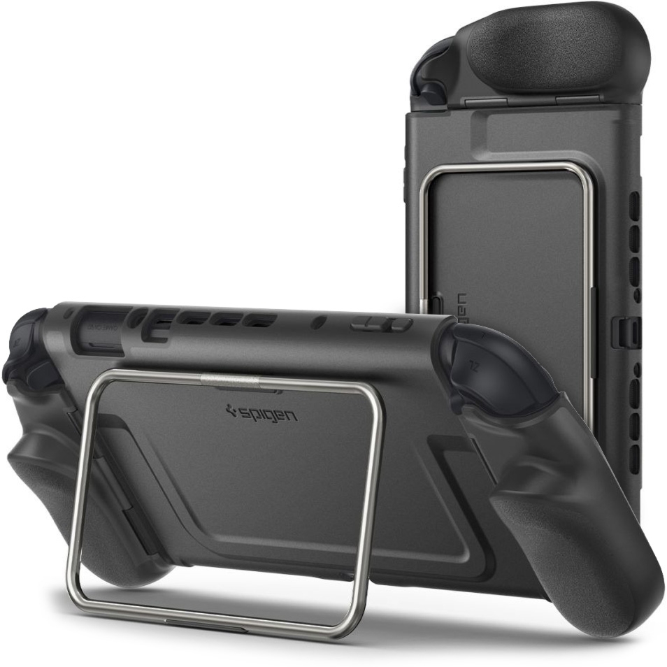 Etui Spigen Dual Grip Pro do Nintendo Switch 2, czarne
