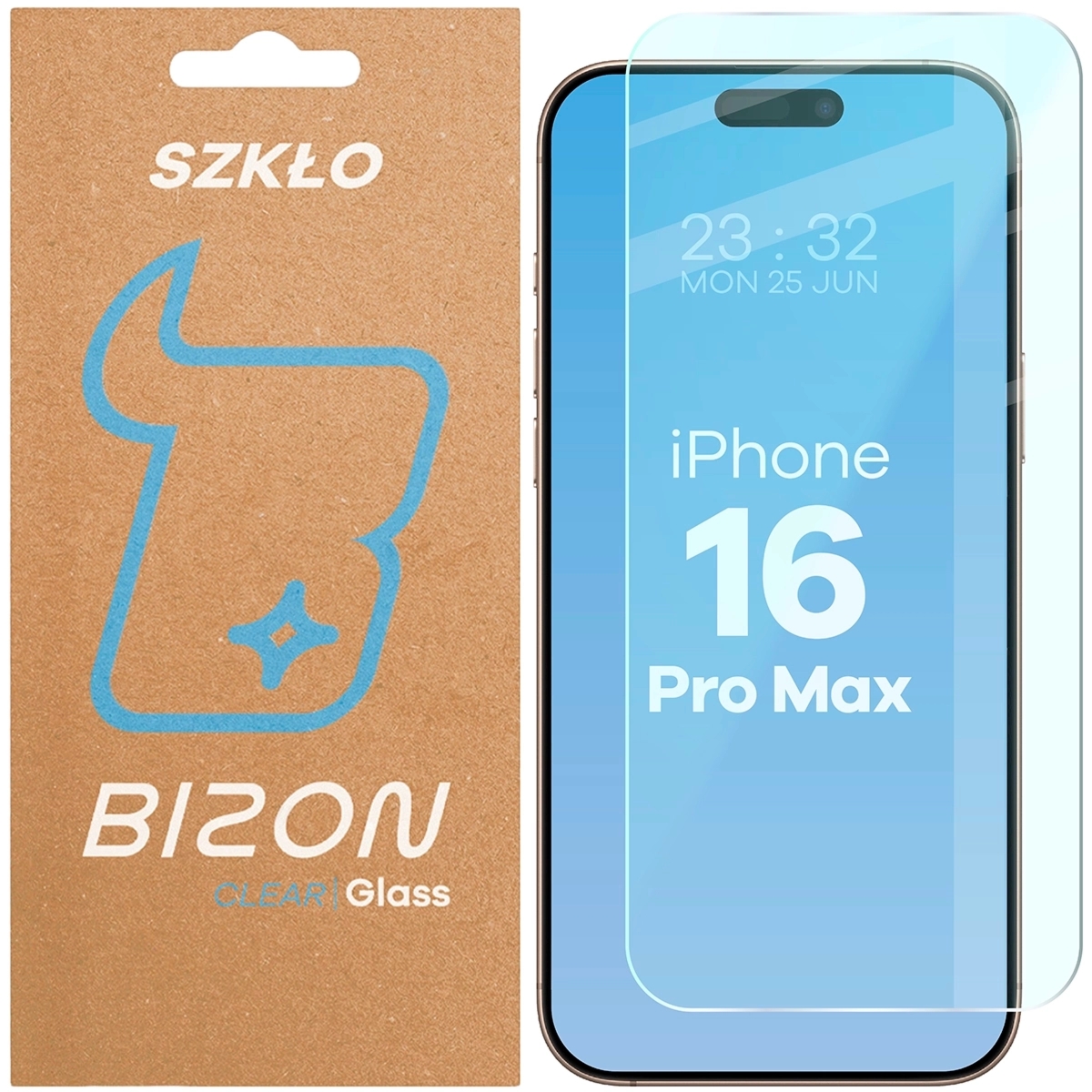 Szkło hartowane Bizon Glass Clear do iPhone 16 Pro Max