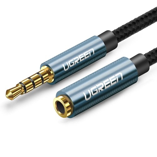 Image of Kabel / adapter Ugreen AUX 3,5 mm mini jack 1.5m, niebieski