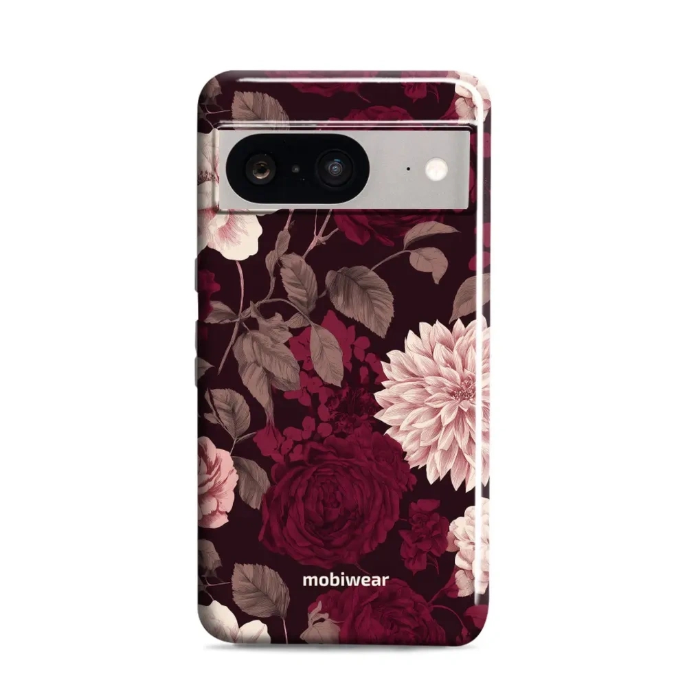 Etui ochronne do Google Pixel 8, Mobiwear Elite Pro, wino i dalie