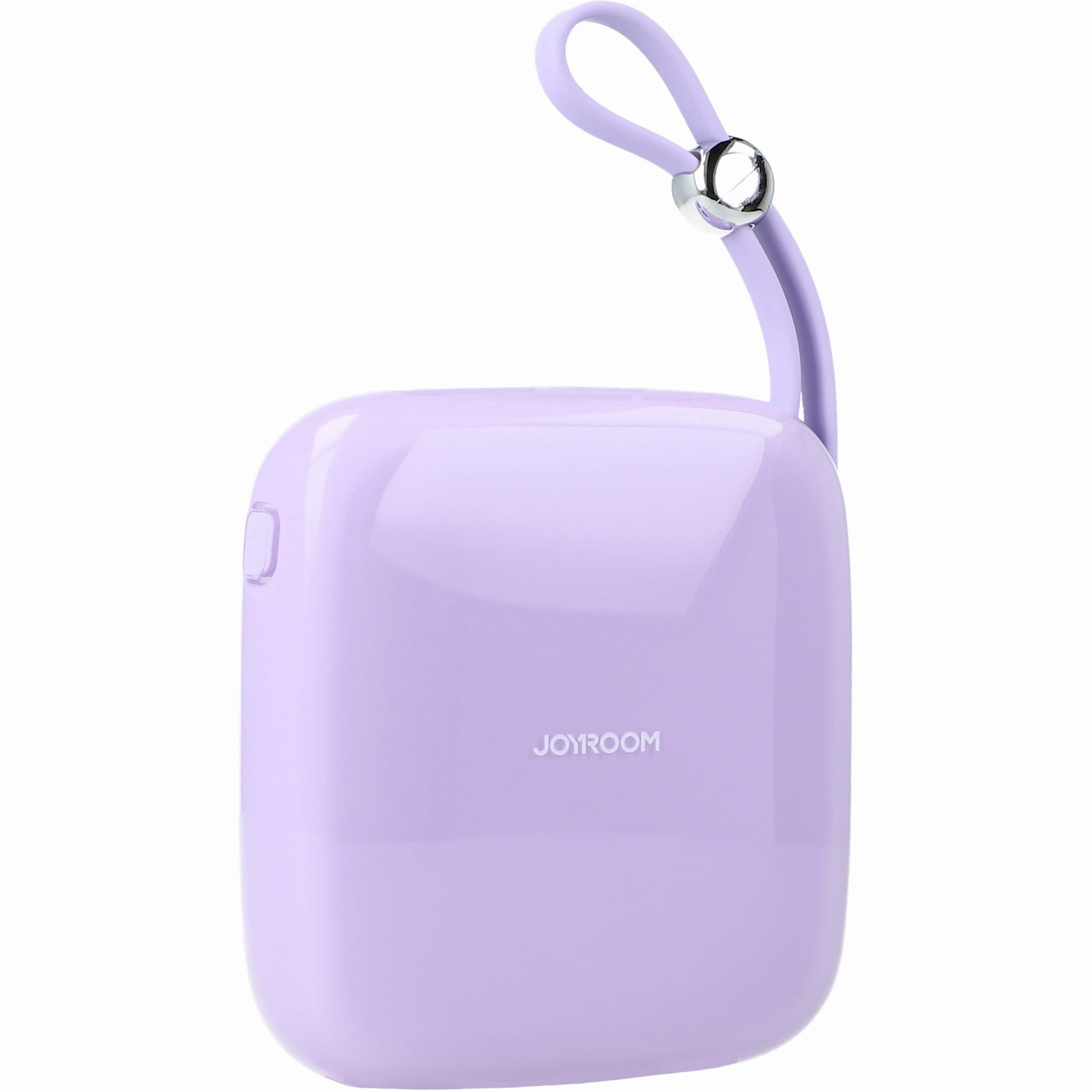 Image of Powerbank Joyroom Jelly Series 10000mAh 12W USB-C/USB-A, z kablem Lightning, fioletowy