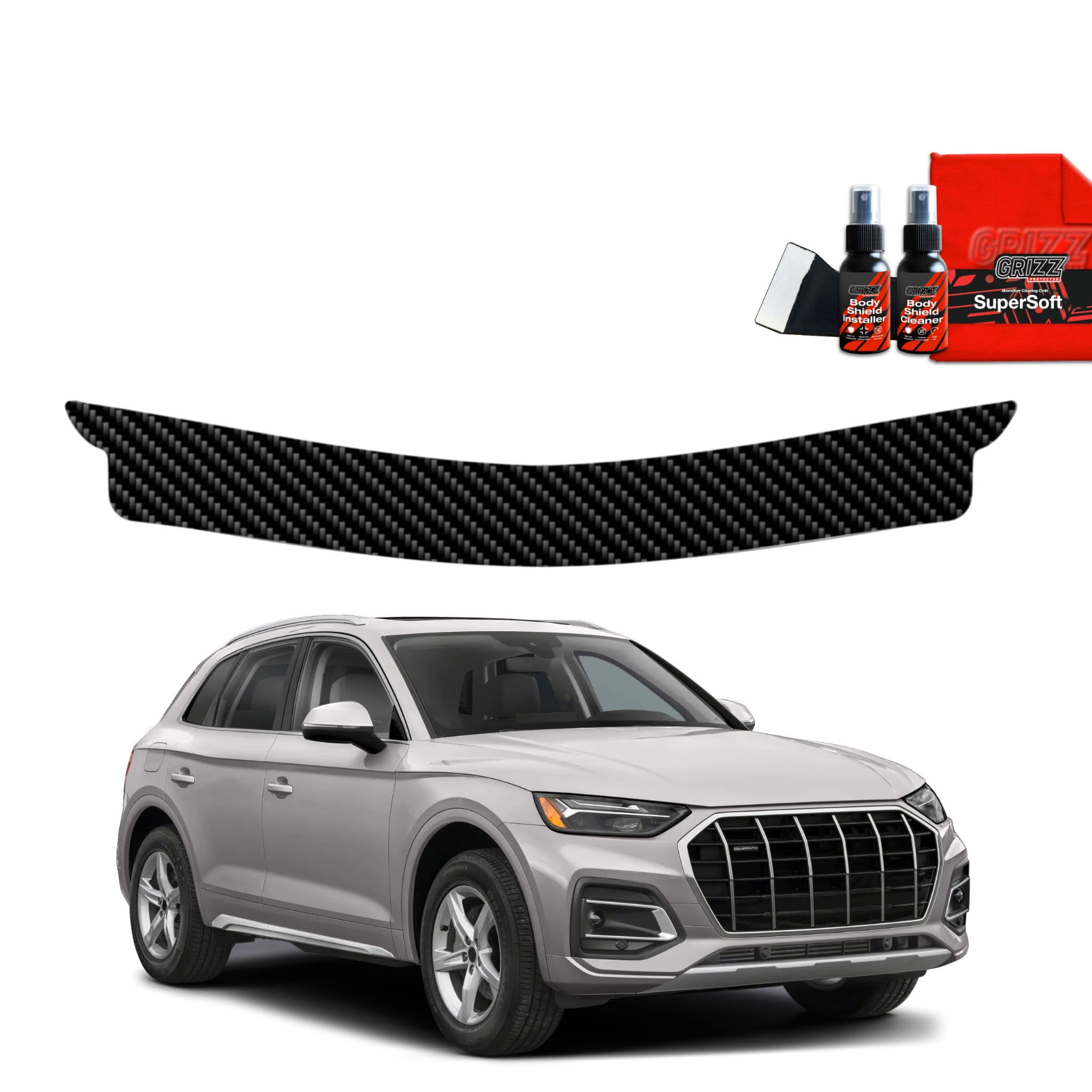 Folia karbonowa Grizz Protector na próg bagażnika do Audi Q5 (2020-2025)