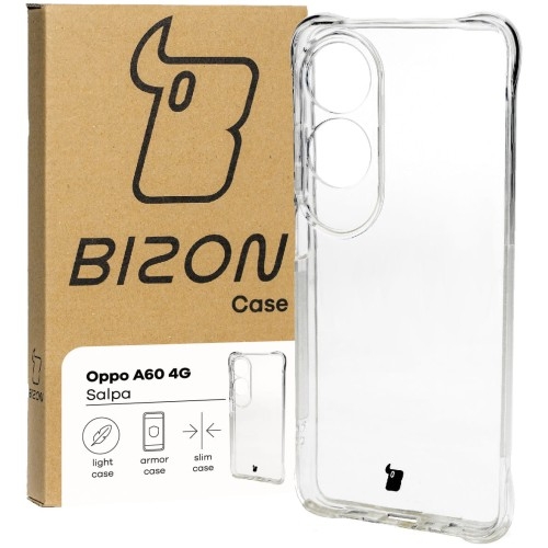 Image of Elastyczne etui Bizon Case Salpa do Oppo A60 4G, przezroczyste