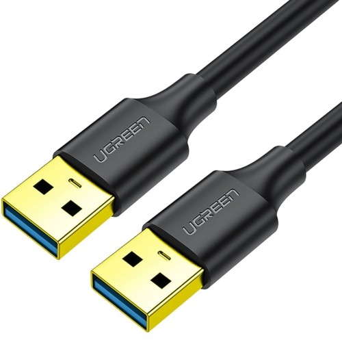 Image of Kabel Ugreen USB 3.0 / USB-A (typ A męski), 5 Gbps, 3 m, czarny