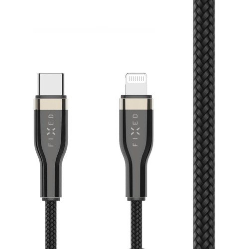 Image of Kabel Fixed Braided Cable USB-C / Lightning 60W 2 m, czarny