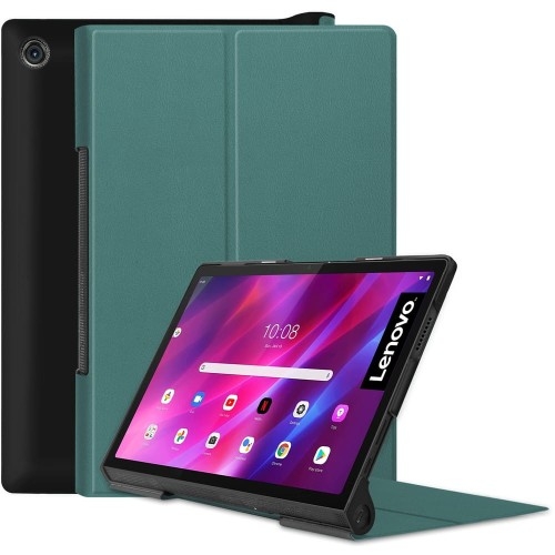 Image of Etui Bizon Case Tab Croc do Lenovo Yoga Tab 11, ciemnozielone