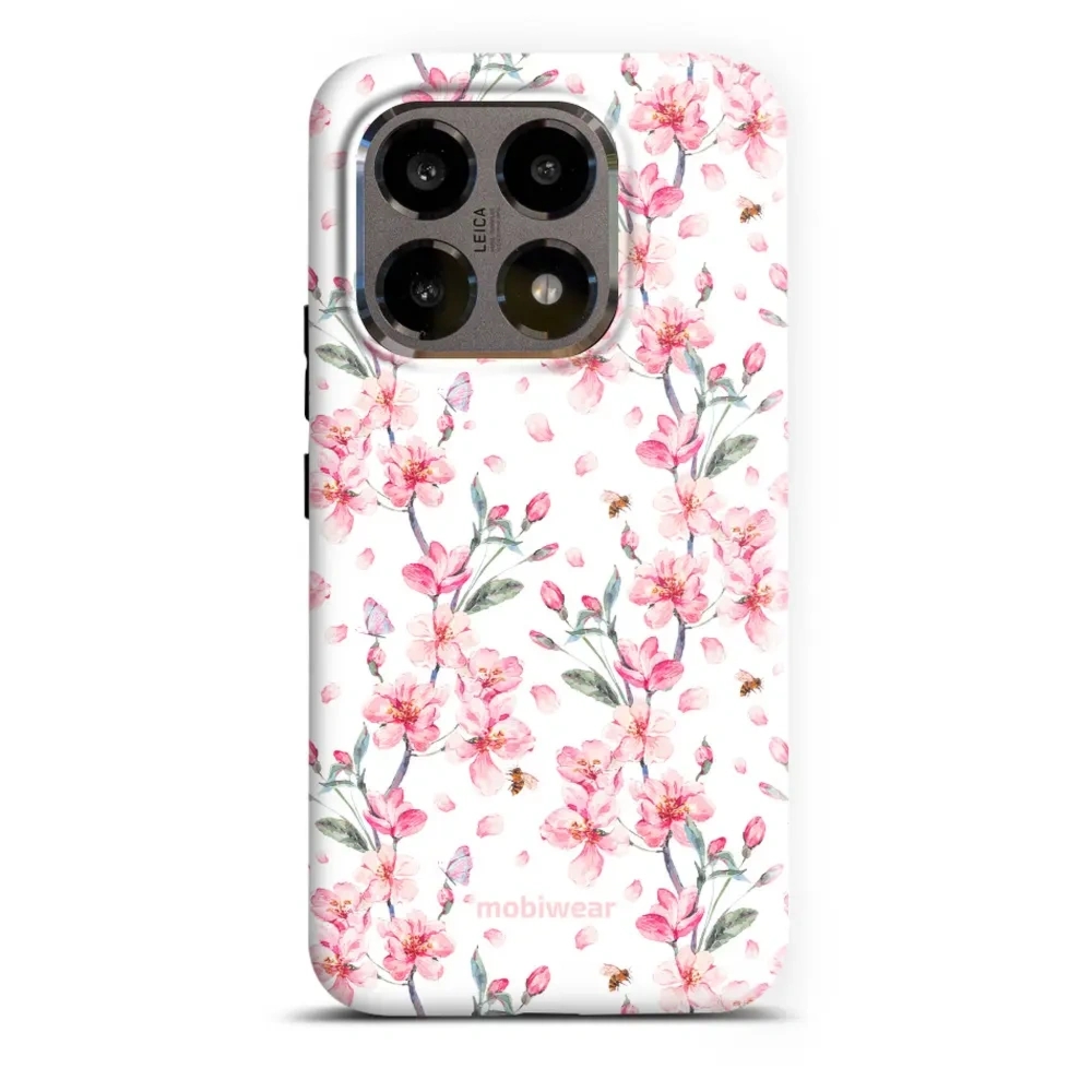 Etui ochronne do Xiaomi 15T, Mobiwear Elite Pro, japoński bukiet