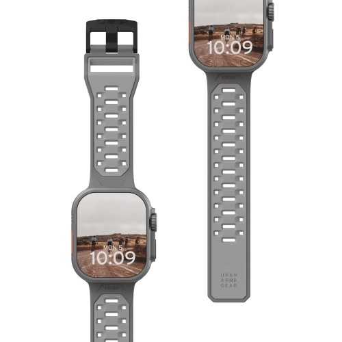 Image of Pasek Urban Armor Gear UAG Civilian do Apple Watch 49/46/45/44 mm, szary