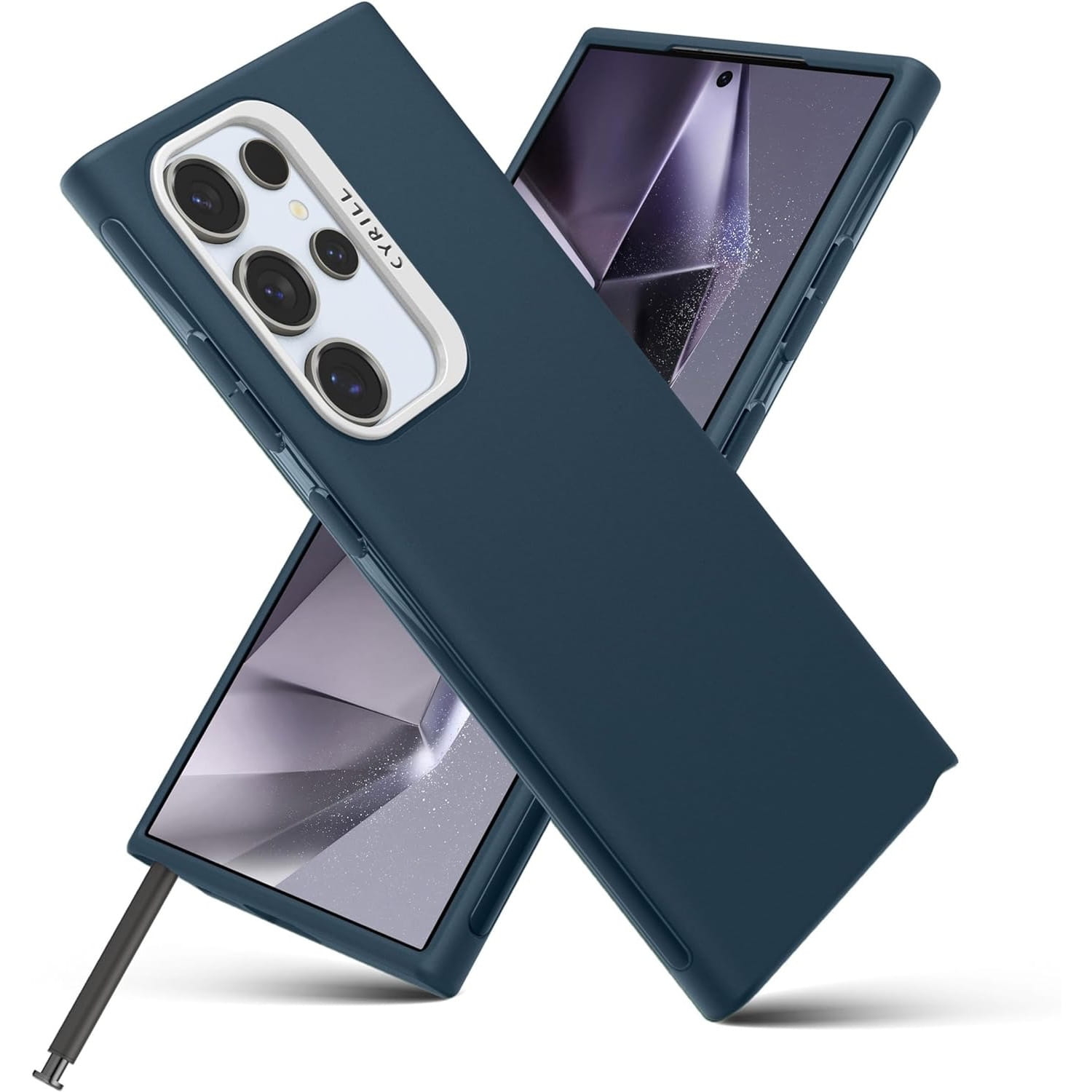 Image of Etui Spigen Cyrill Ultra Color do Galaxy S24 Ultra, granatowe