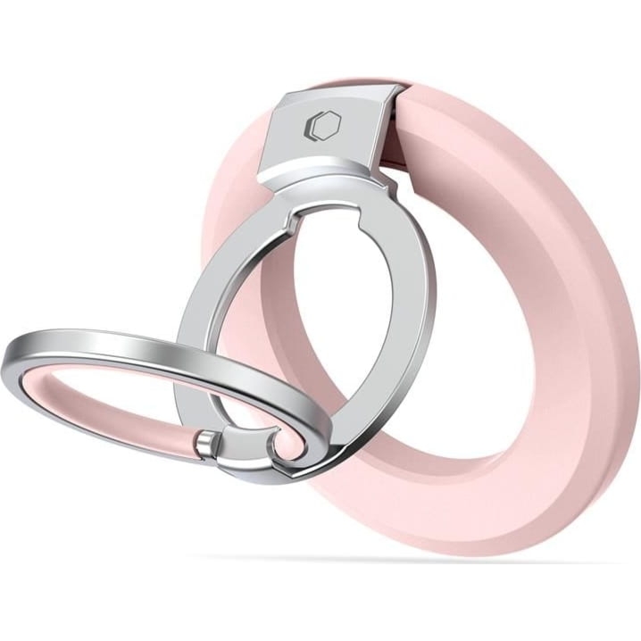 Magnetyczny uchwyt na telefon / na palec / stojak Tech Protect MagSafe Phone Ring, różowy