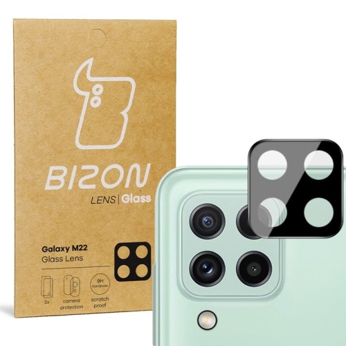 Image of Szkło na aparat Bizon Glass Lens dla Galaxy A22 4G / M22, 2 sztuki