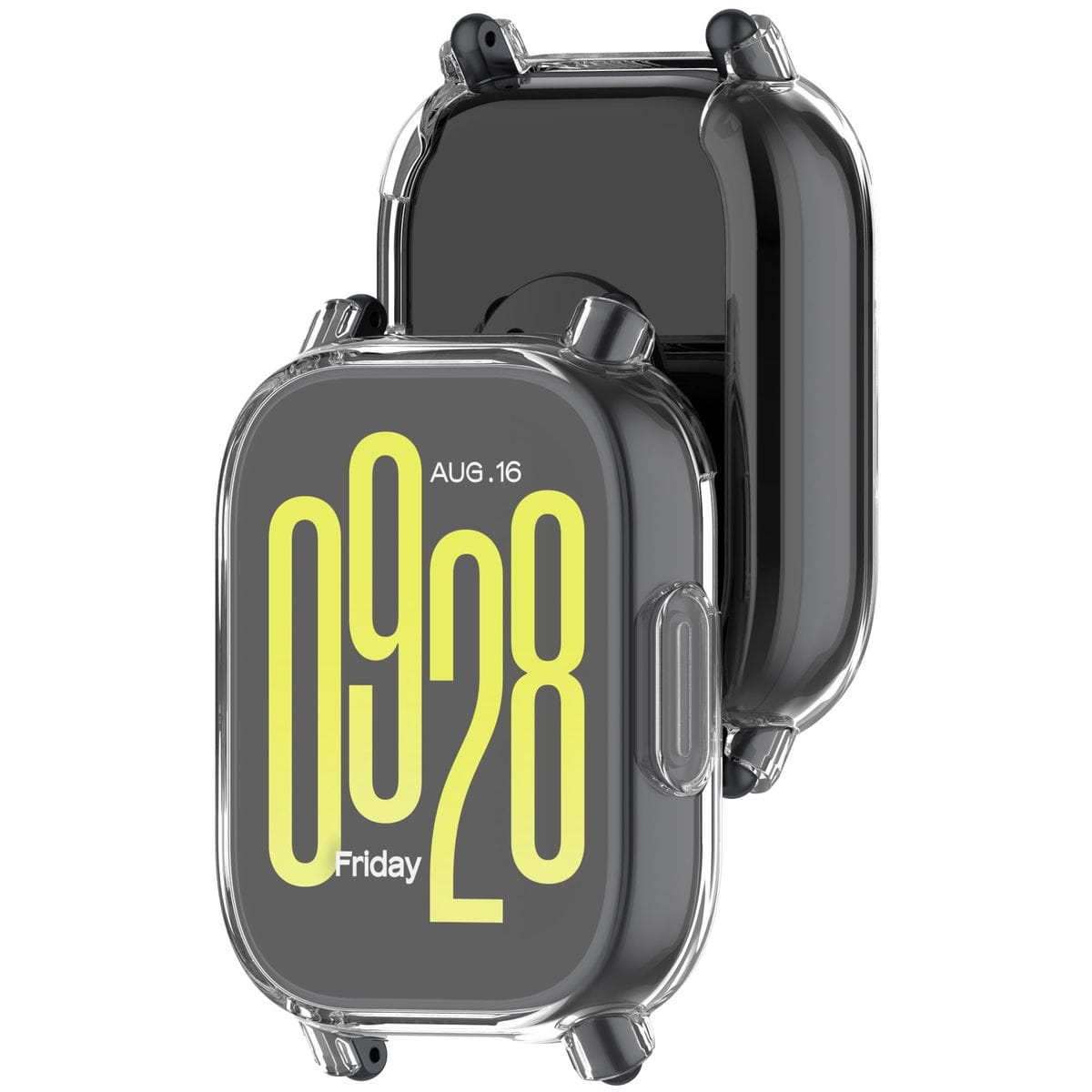 Image of Etui z osłoną ekranu Bizon Case Watch Felipe do Xiaomi Redmi Watch 5 Active, przeźroczyste