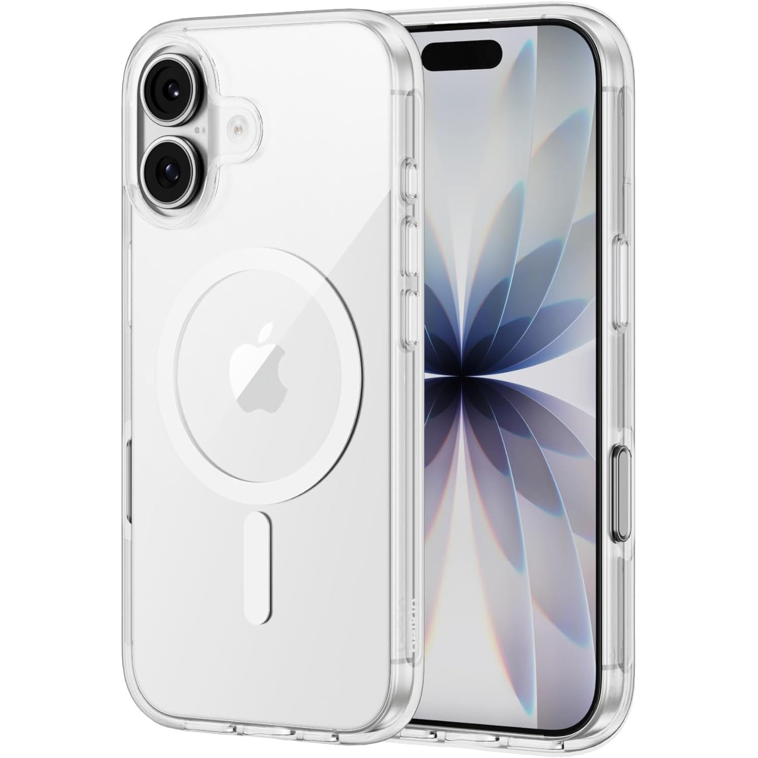 Etui Belkin SheerForce Clear (CC) do MagSafe do iPhone 17, przezroczysto-białe