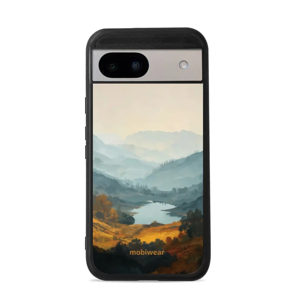 Etui ochronne do Google Pixel 8a, Mobiwear Glossy Case, jezioro w dolinie