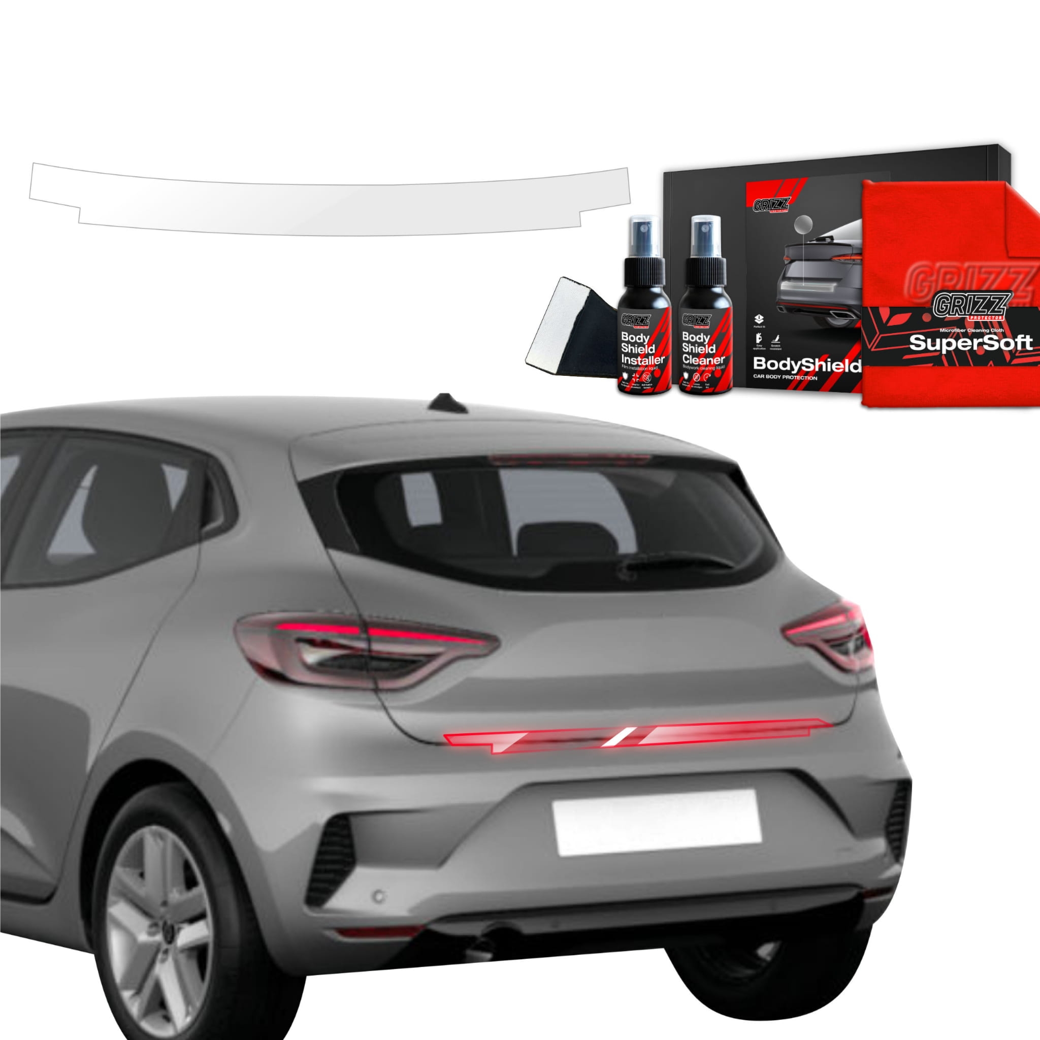 Folia ochronna na próg bagażnika Grizz Protector do Renault Clio (2020-2024)