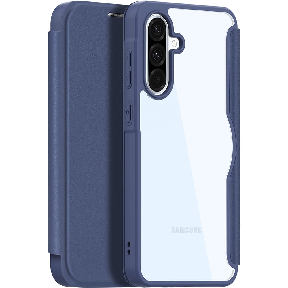 Image of Etui Dux Ducis Skin X Pro do Samsung Galaxy A56 5G / Galaxy A36 5G, granatowo-przezroczyste