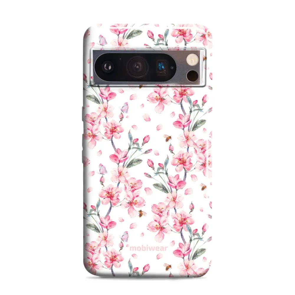 Etui ochronne do Google Pixel 8 Pro, Mobiwear Elite Pro, japoński bukiet