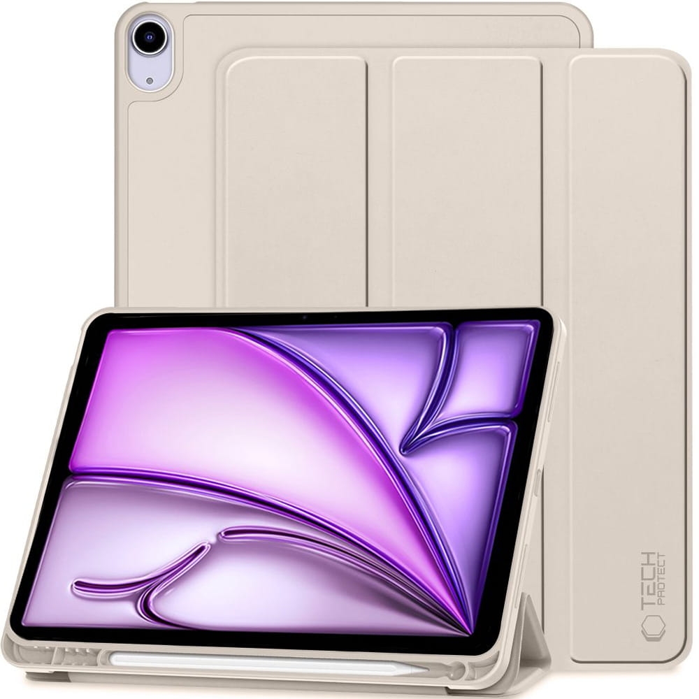 Image of Etui Tech-Protect SC Pen do iPad Air 13" 2025 / 2024, beżowe