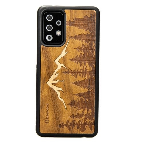 Image of Drewniane etui Bewood do Galaxy A53 5G GÓRY IMBUIA