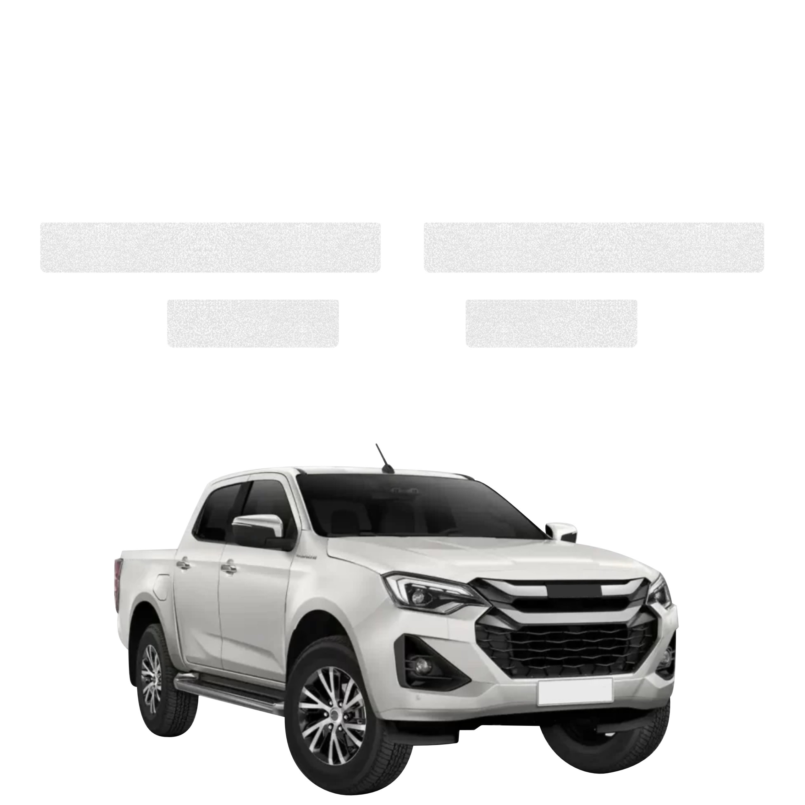 4w1 Bezbarwna powłoka techniczna Grizz Protector na progi Isuzu D-Max (2020-2026)