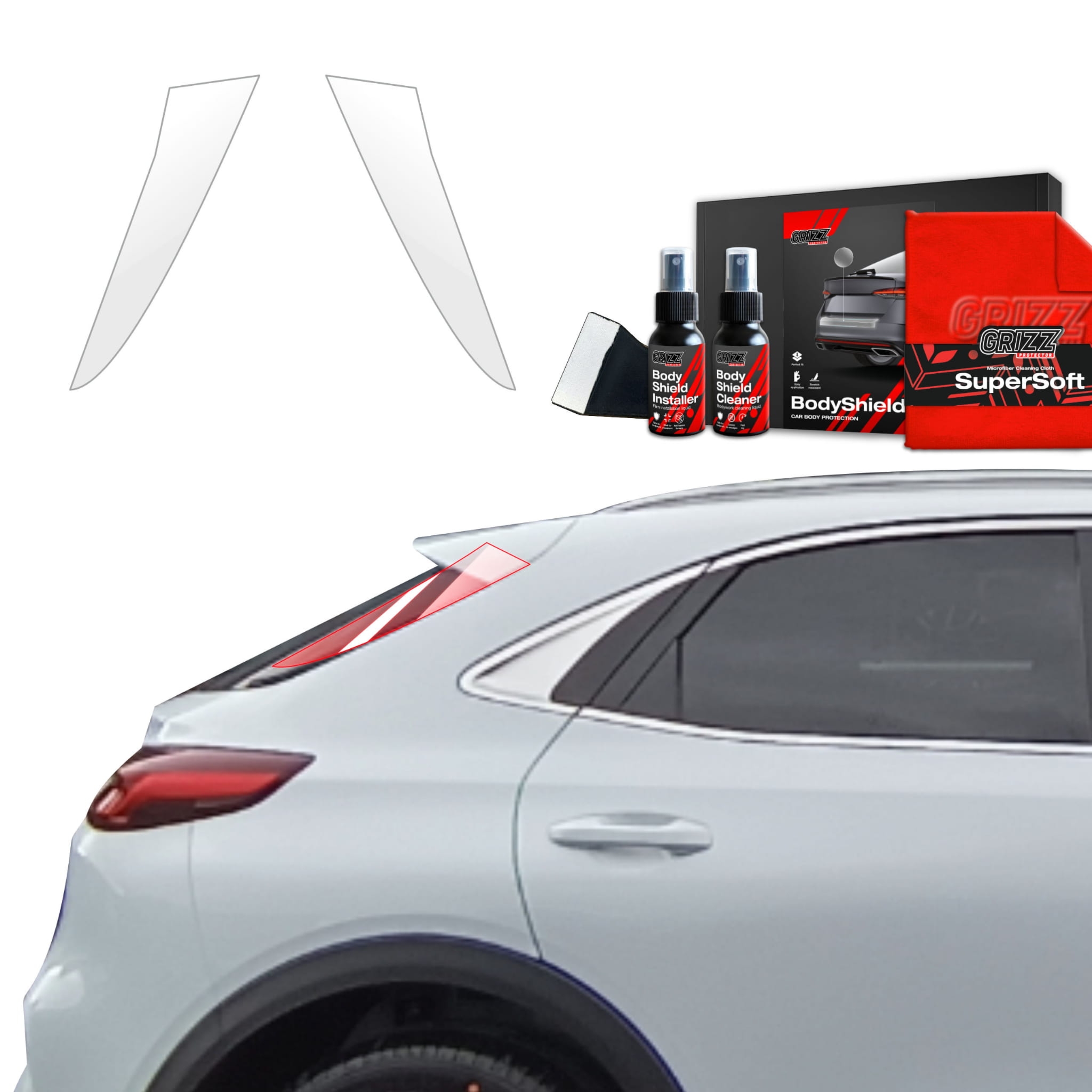 2w1 Folia ochronna na słupki Grizz Protector do Kia XCeed (2022-2025)