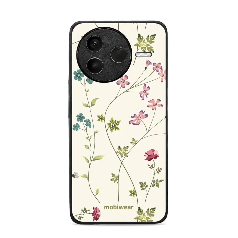 Etui ochronne do Xiaomi POCO F7 Pro, Mobiwear Glossy Case, sielski kwiat
