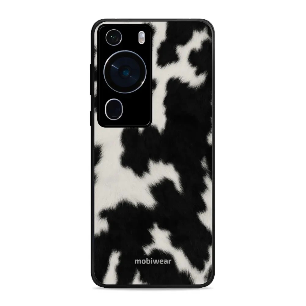 Etui ochronne do Huawei P60 Pro, Mobiwear Glossy Case, krowie futerko