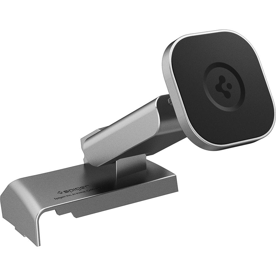 Image of Uchwyt samochodowy Spigen OneTap ITT85-2 do Tesla Model 3 (2021-2023) / Y (2021-) do iPhone z MagSafe, grafitowy