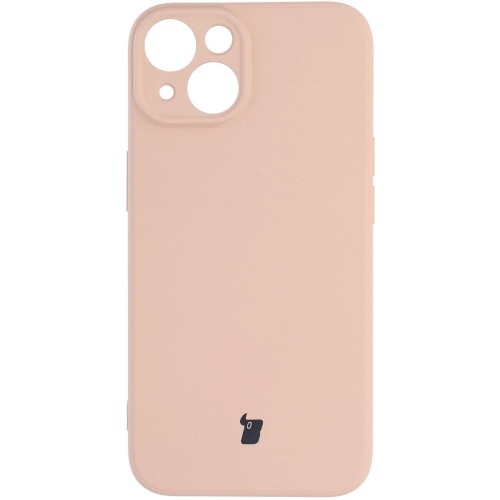 Image of Etui Bizon Case Silicone do iPhone 14, jasnoróżowe