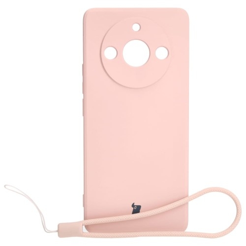 Image of Etui Bizon Case Silicone Sq do Realme 11 Pro / 11 Pro+, jasnoróżowe