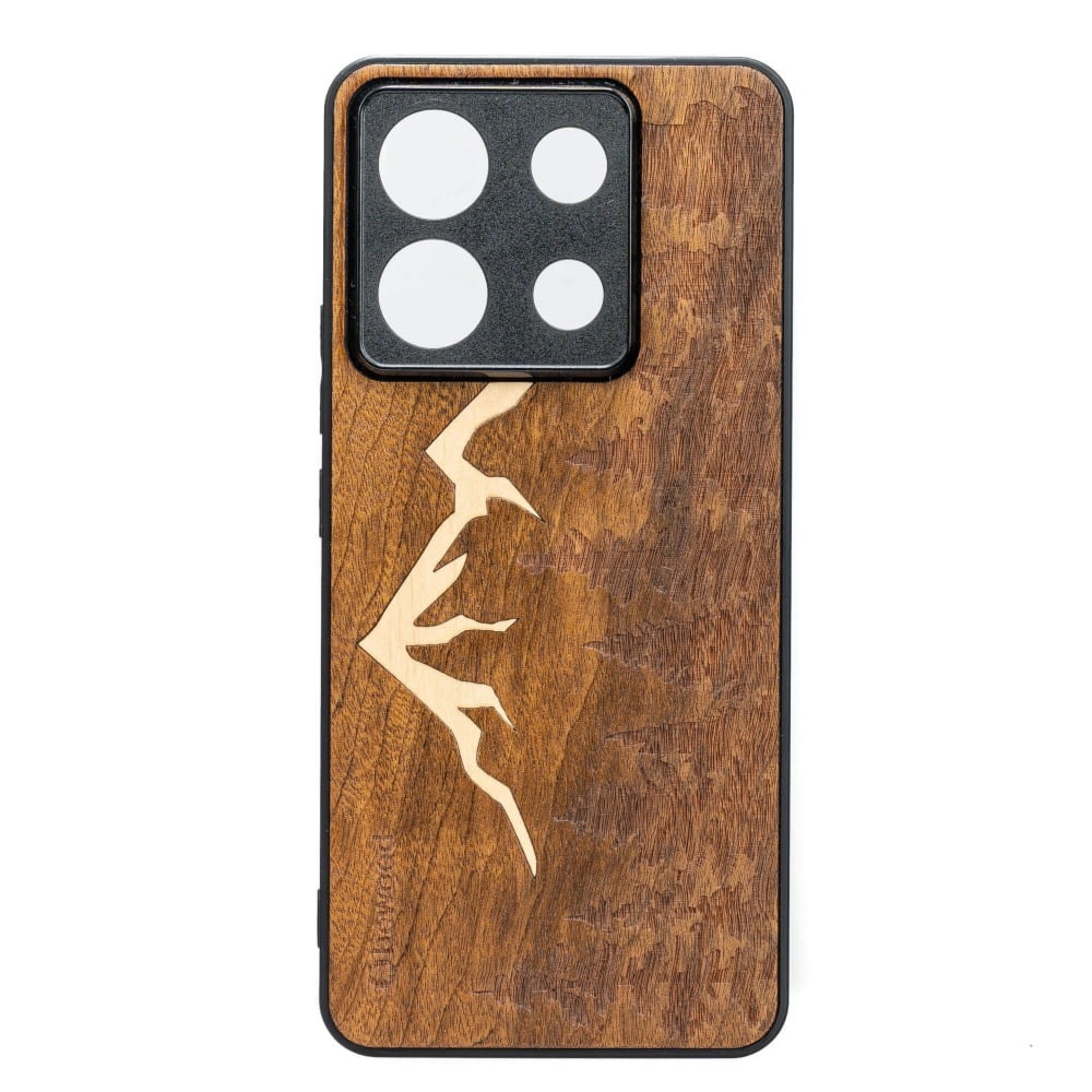 OUTLET: Drewniane etui do Xiaomi Redmi Note 13 Pro 5G, Bewood Góry Imbuia
