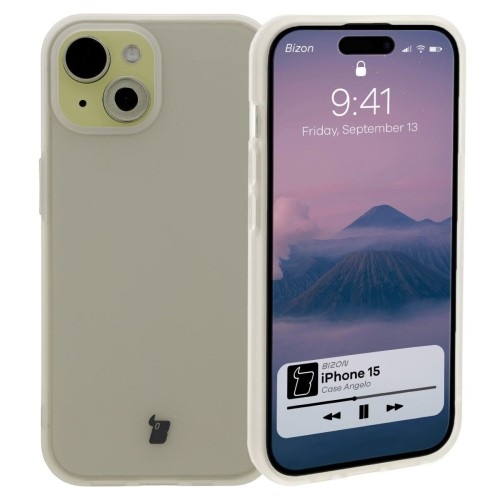 Image of Etui Bizon Case Angelo do iPhone 15, półprzezroczyste