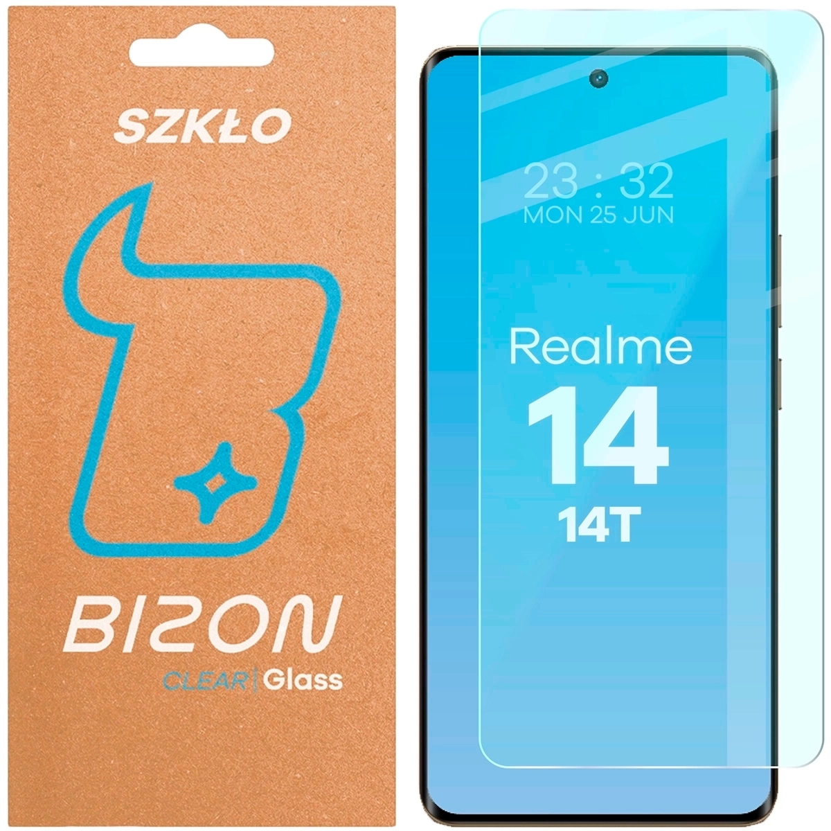 Szkło hartowane Bizon Glass Clear do Realme 14 5G/14T 5G