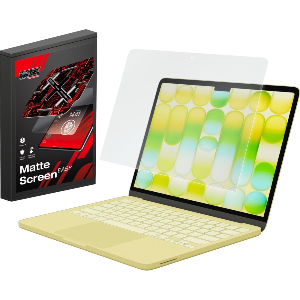 Folia matowa na ekran Grizz MateScreen Easy do MacBook Neo 13″ A18 Pro 2026 z ramką aplikacyjną
