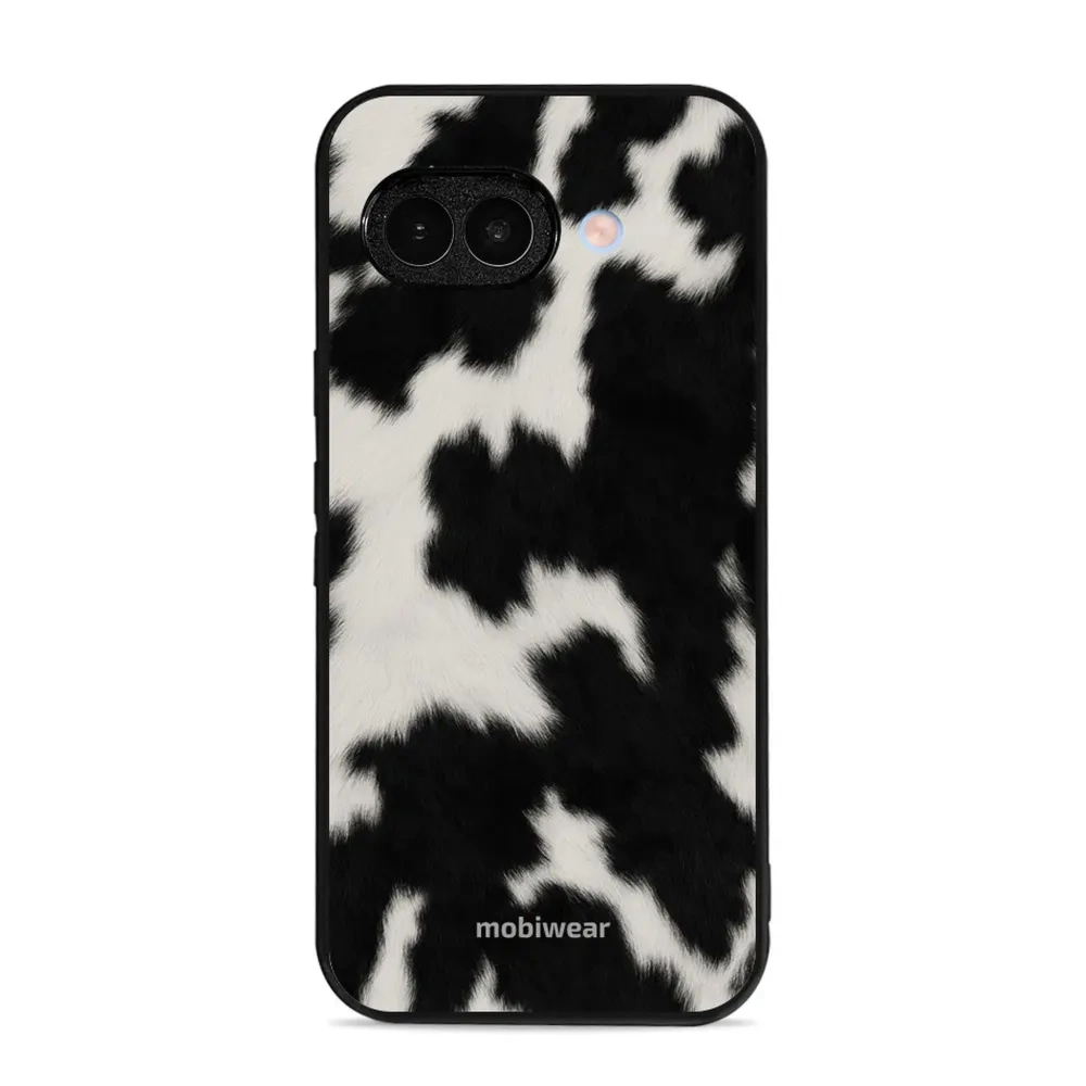 Etui ochronne do Google Pixel 9a, Mobiwear Glossy Case, krowie futerko