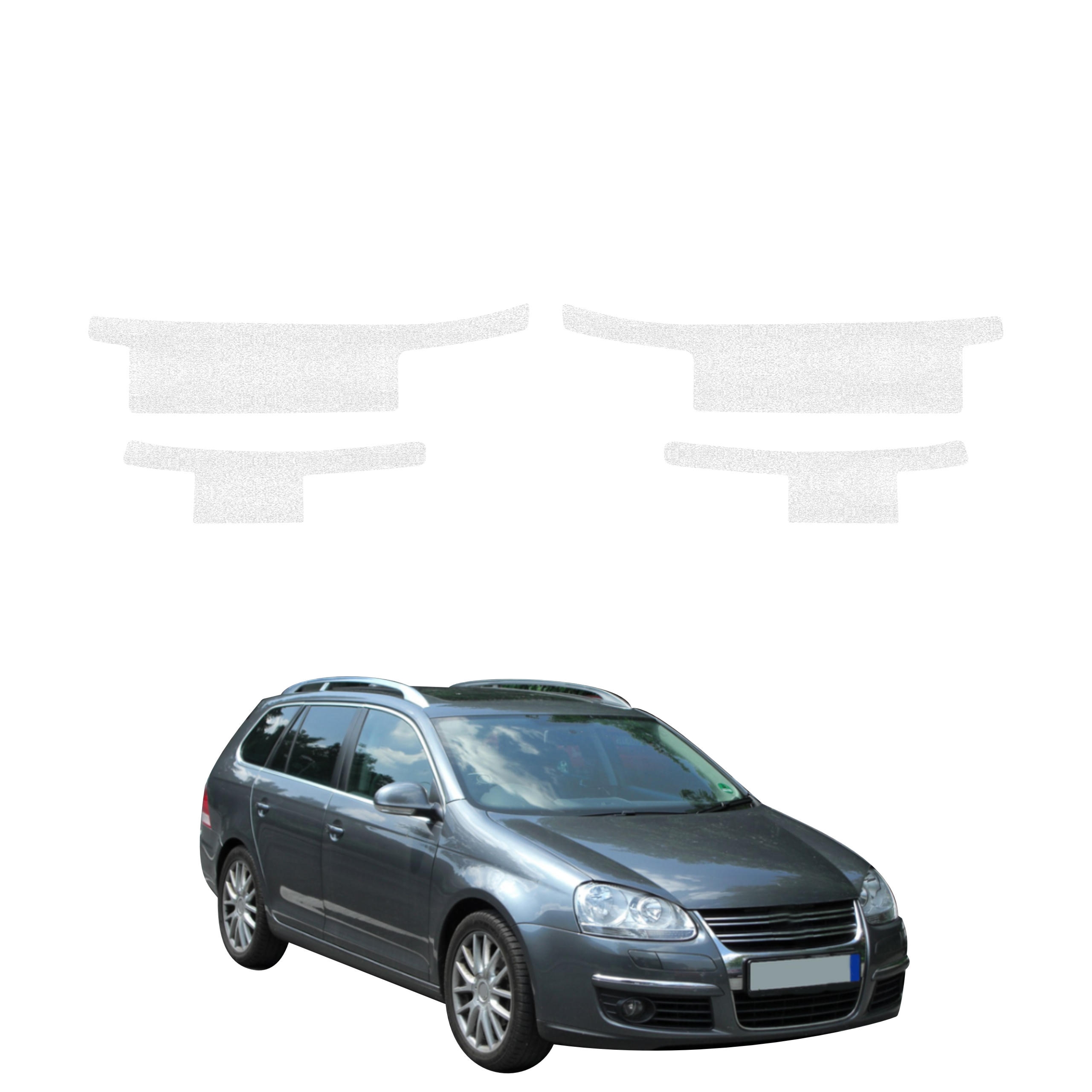 4w1 Biała powłoka techniczna Grizz Protector na progi Volkswagen Golf 5 Variant (2003-2009)